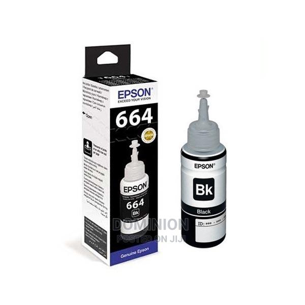 Epson T664 Black Original Ink Bottle · Photo 1
