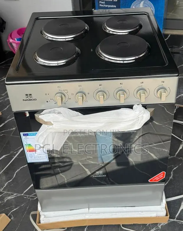 Nasco 60cm by 60cm 4 Burner Electric Cooker and Oven and Grill. Promo · Photo 1