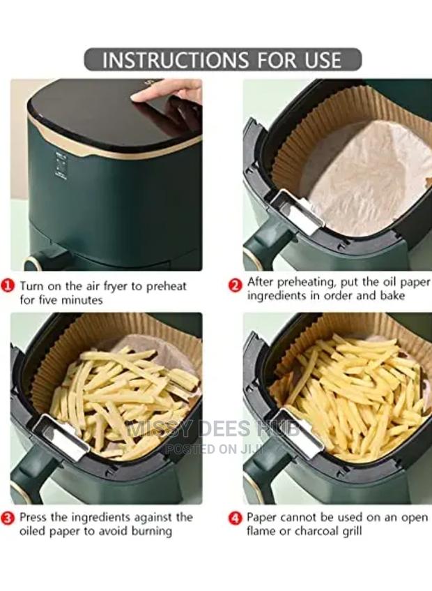 Air Fryer Grease-Proof Paper Liner - 50pcs · Photo 3