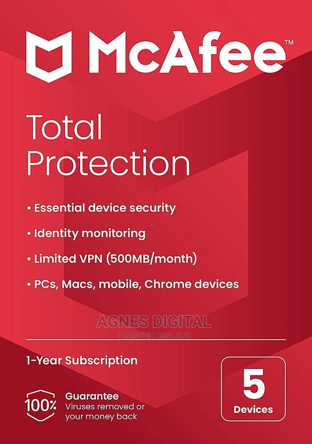 McAfee - Total Protection (5 Devices) (1-Year Subscription) · Photo 1
