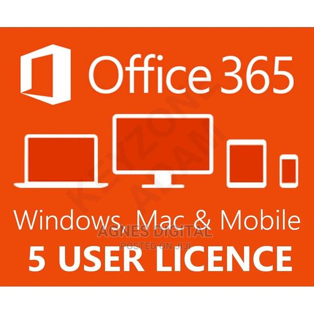 Office 365 for Windows, Mac Mobile License for 5 Devices · Photo 1