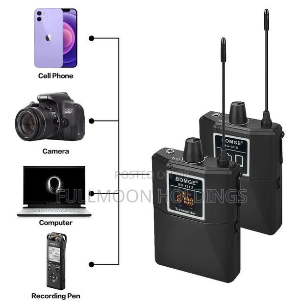 Professional Dual UHF Wireless Lavalier Lapel Microphone · Photo 4