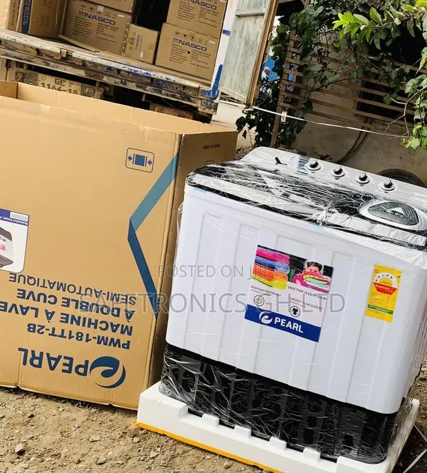 Affordable White Black Washing Machine 18kg Pearl · Photo 1