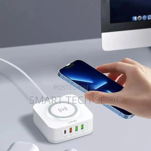 LDNIO AW004 Desktop Wireless Charger Station, Featuring a 32W · Photo 1