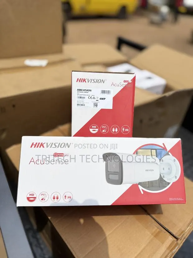 Hikvision Ds-2cd2t43g2-4l12u 4mp Acusense Full Color Ip Camera 80m · Photo 1