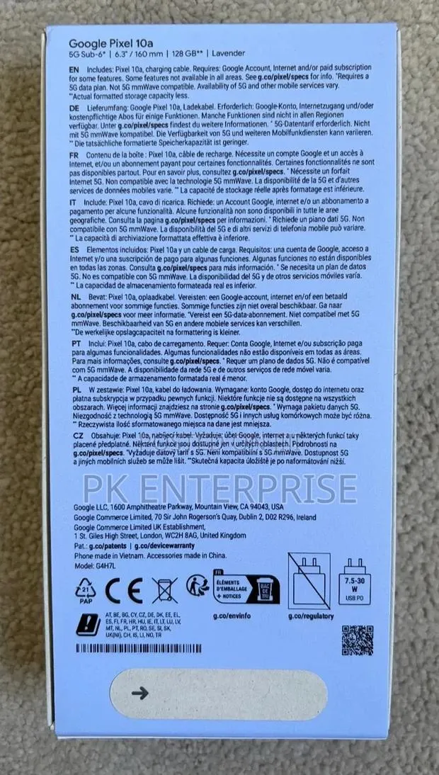 New Google Pixel 10a 128 GB Blue · Photo 1