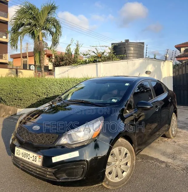 Kia Rio EX 4dr Sedan (1.6L 4cyl 6A) 2014 Black · Photo 1