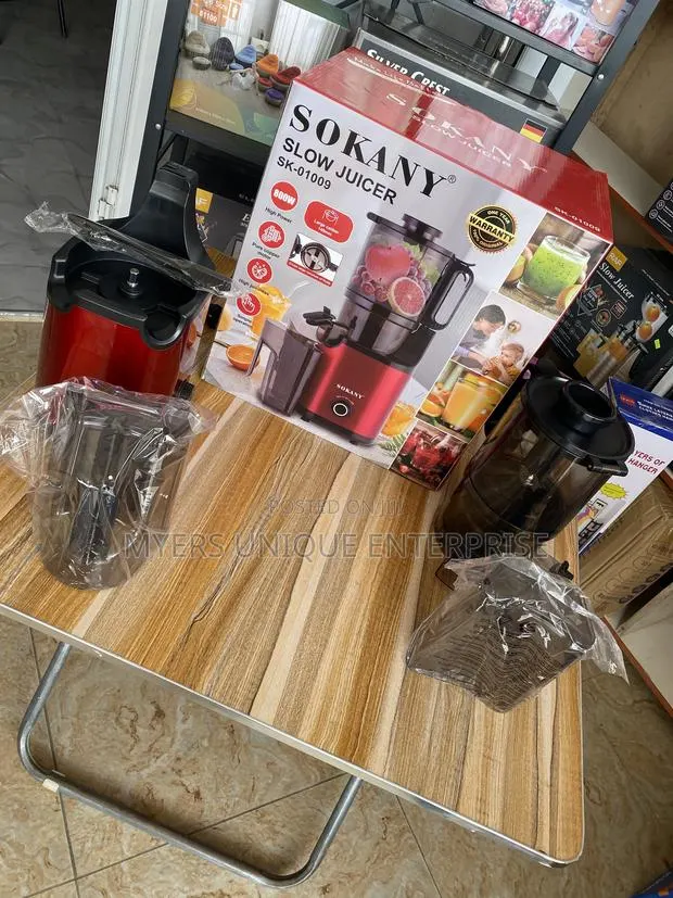 Sokany Fruit and Vegetable Slow Juicer (800W) · Photo 1