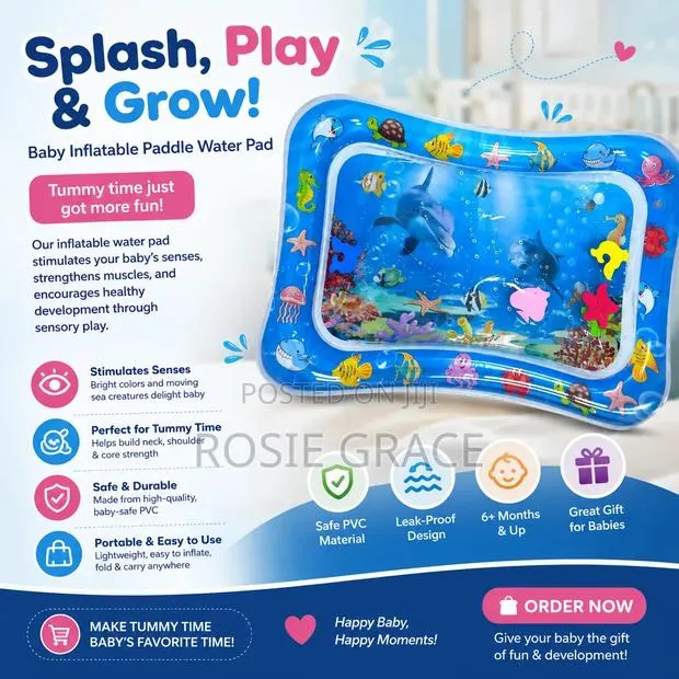 Water Mat for Tummy Time Play Sessions · Photo 2