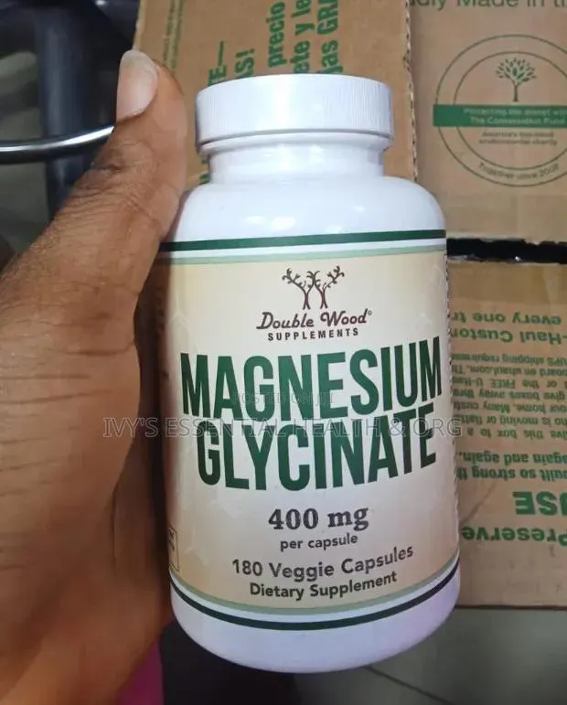 Double Wood Magnesium Glycinate 400mg 180 Caps · Photo 1