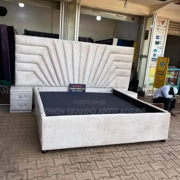 Queen Size Bed Frame and Throws Available · Photo 1