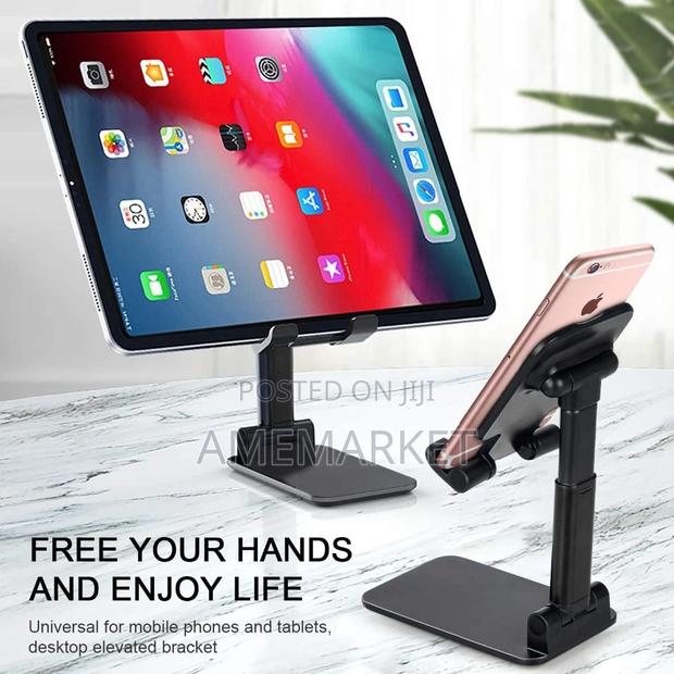 Adjustable Desktop Tablet and Phone Holder Foldable · Photo 2