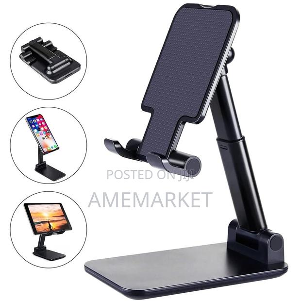 Adjustable Desktop Tablet and Phone Holder Foldable · Photo 1