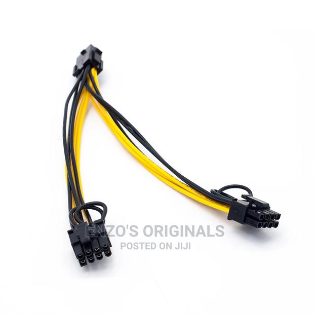 6pin Female to Dual 6pin or 8pin PCIE Graphics Power Cable · Photo 4