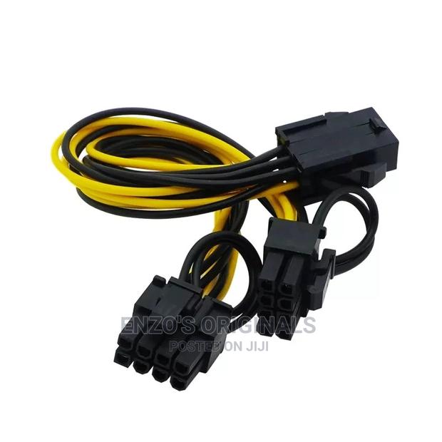 6pin Female to Dual 6pin or 8pin PCIE Graphics Power Cable · Photo 8