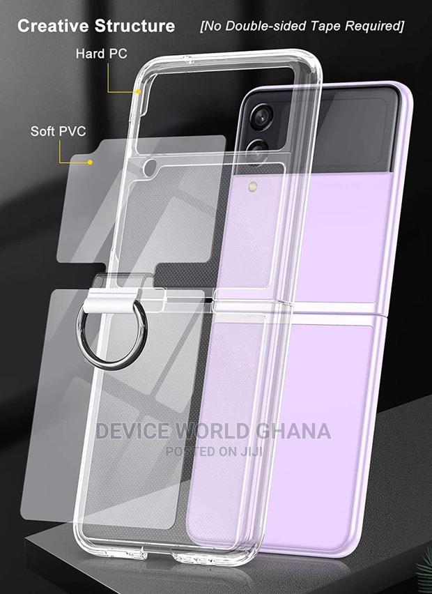 Cess Trans Transparent Frosted Case for Samsung Z Flip 6, 5, 4 ,3 · Photo 5