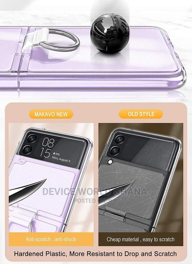 Cess Trans Transparent Frosted Case for Samsung Z Flip 6, 5, 4 ,3 · Photo 4