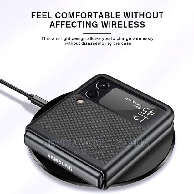 Carbon Fiber Pattern Case for Samsung Z Flip7, 6 5 4 3 2 · Photo 4
