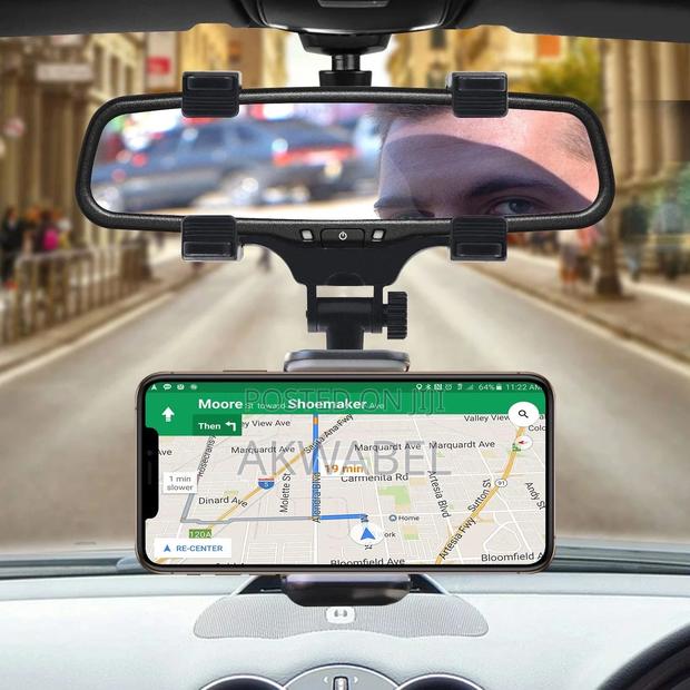 360 Degree Swivel Rear View Phone Holder · Photo 1
