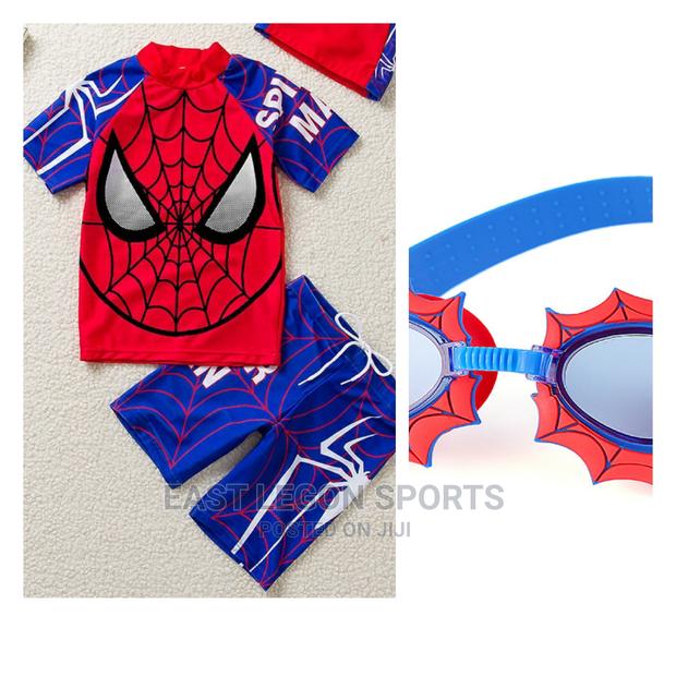 Spiderman Boy Swimming Pool Wear Goggles Set Ghana · Photo 1