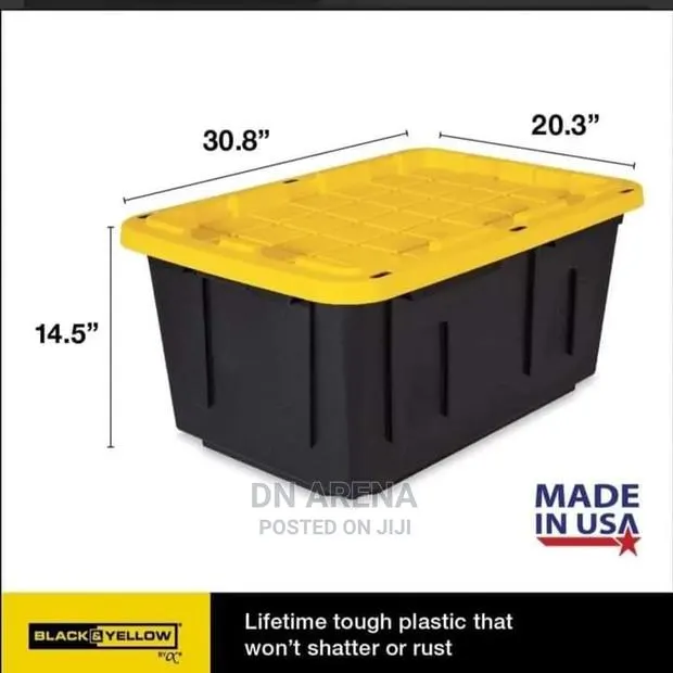 27 Gallons American Tough Storage Container · Photo 1