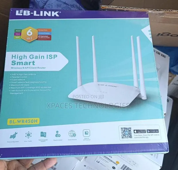 Secondary Wireless Router, Lb-Link Bl-Wr450h 300mbps High Gain Smart · Photo 1