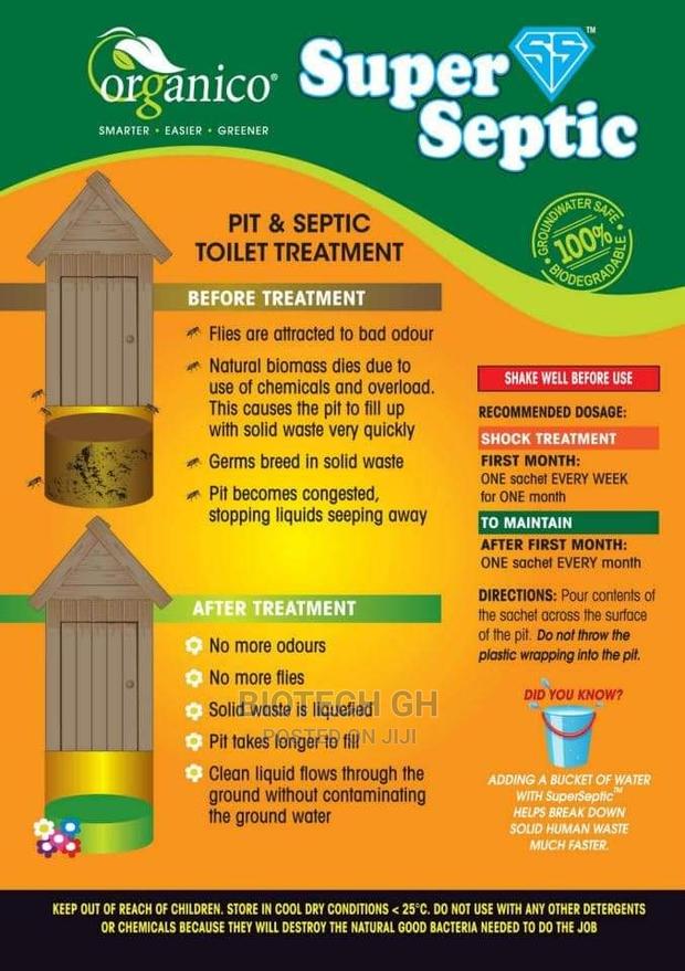 Organico Toilet Treatments Powder (4 Sachets) · Photo 1