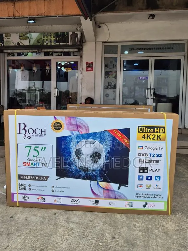 75 Inches Smart Roch TV With Youtube and Netflix for Sale