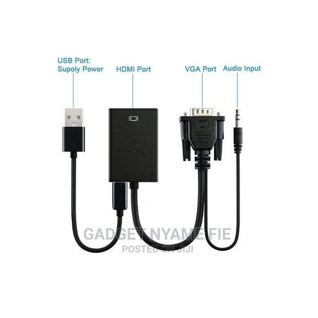 VGA to HDMI Converter Adapter Cable With Audio Output · Photo 7