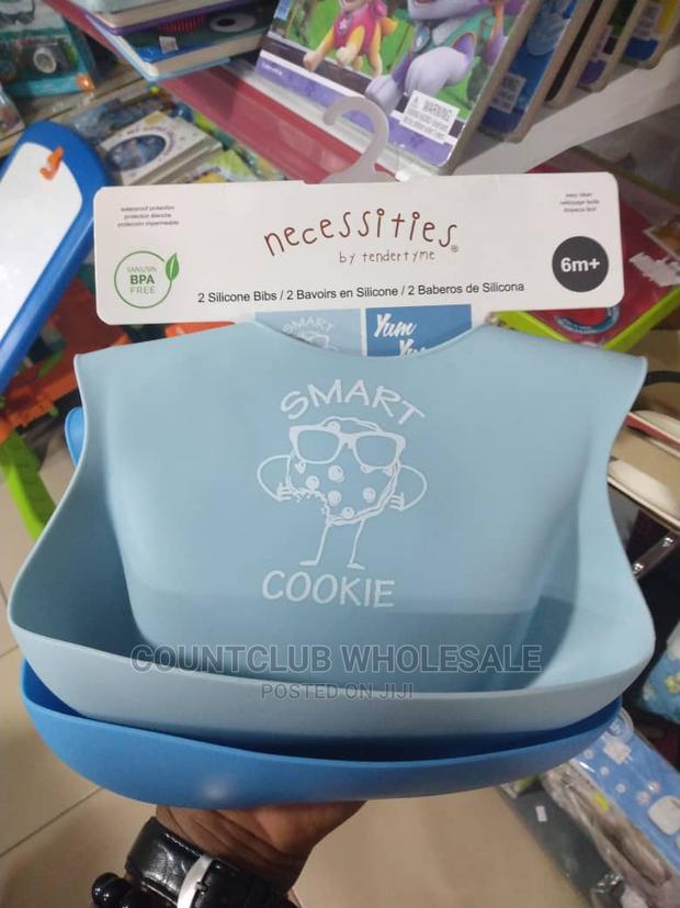 Necessities 2 Silicone Bibs (Bpa Free) · Photo 1