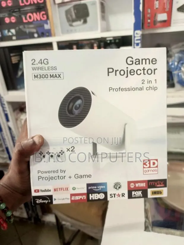 Gaming Projector 2in1 Professional Chip 2.4g Wireless M300 Max · Photo 1