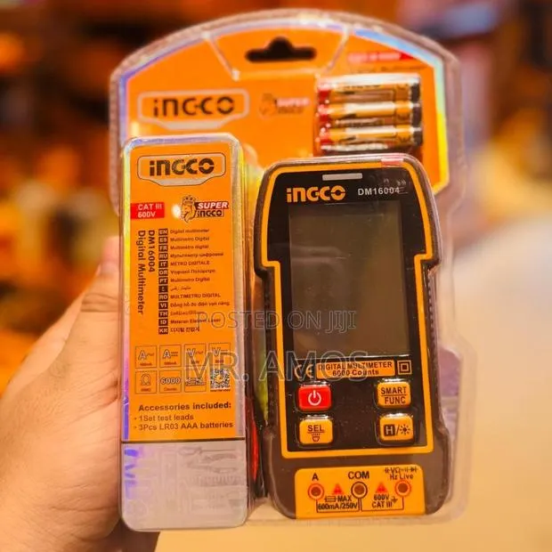 600v Digital Multimeter With True RMS 6000 Counts - Dm16004 · Photo 1