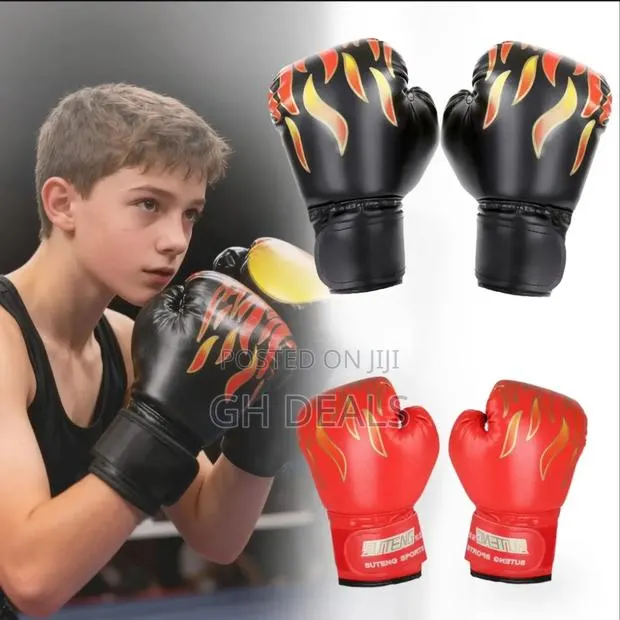 Eeekit Teenager Boxing Gloves, Cartoon Pu Leather Sparring Grapple · Photo 1