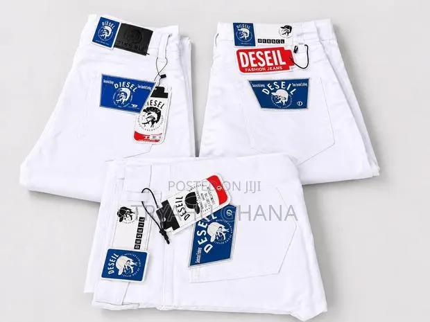 Pure Men's Diesel White Jeans for Sale at Tryahu · Photo 1