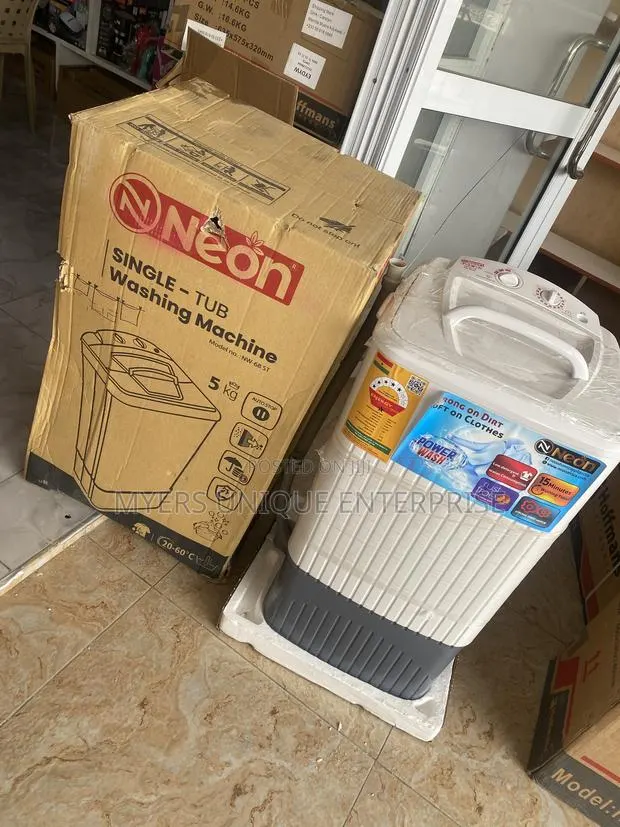 Neon Single Tub Washer,Small Size-Big Cleaning Power · Photo 1