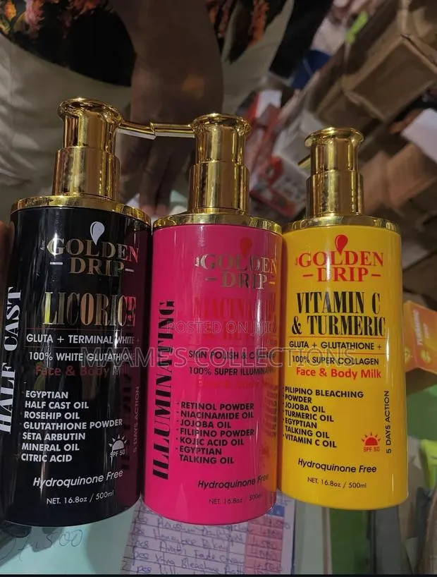 Golden Drip Face Body Milks. · Photo 1