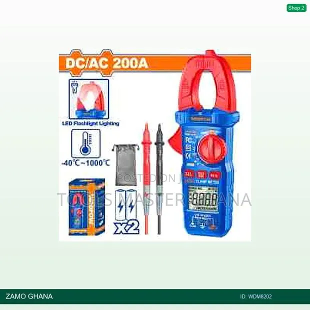 Dc/Ac Clamp Meter - Wdm8202 · Photo 1