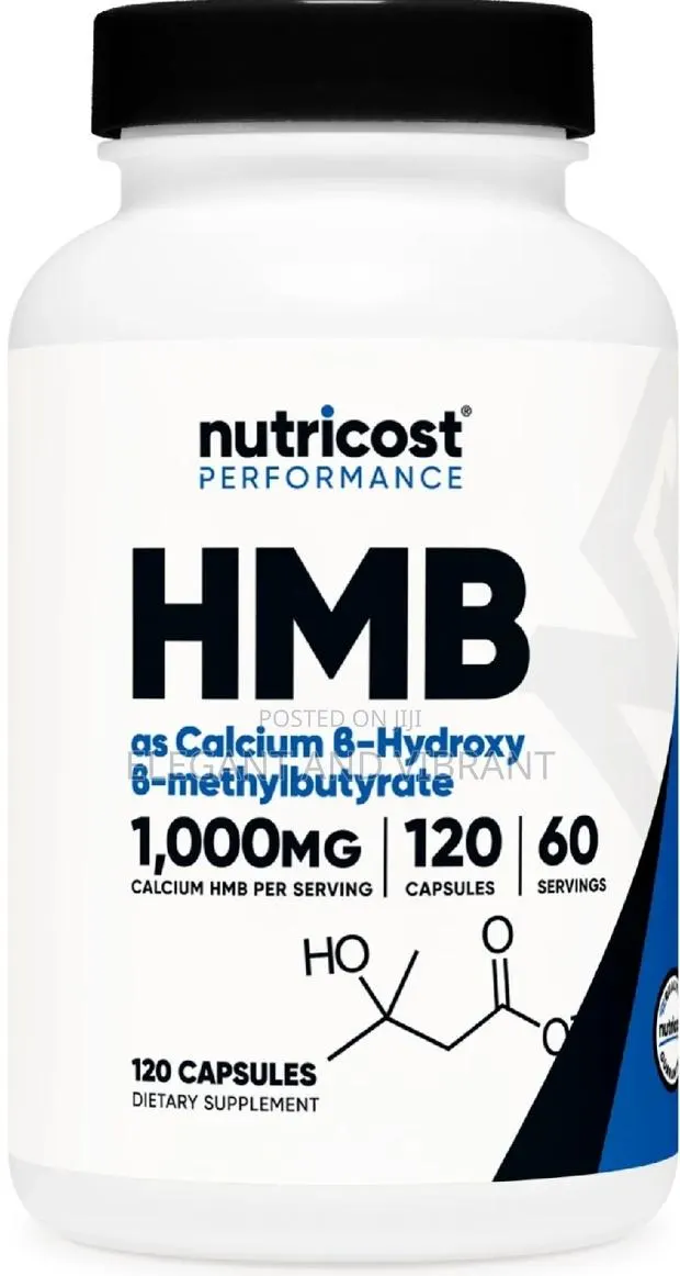 Nutricost HMB Beta-Hydroxy Beta-Methylbutyric 1000mg120 Caps · Photo 1