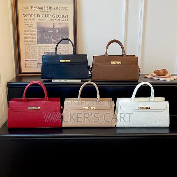 Women's Classic Lock-Closure Satchel Handbag · Photo 1