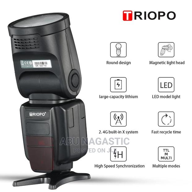 Triopo R1 TTL Round Head Camera Flash Speedlite · Photo 1
