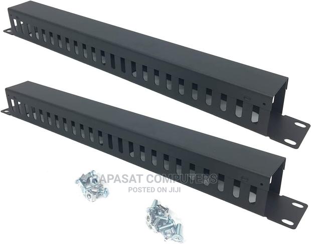 1u 19 Inch Cable Manager Horizontal Rack Mount 24 Slot · Photo 1
