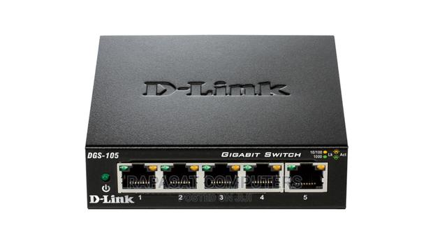 D-Link 5-Port Gigabit Unmanaged Desktop Switch DGS-105 · Photo 1