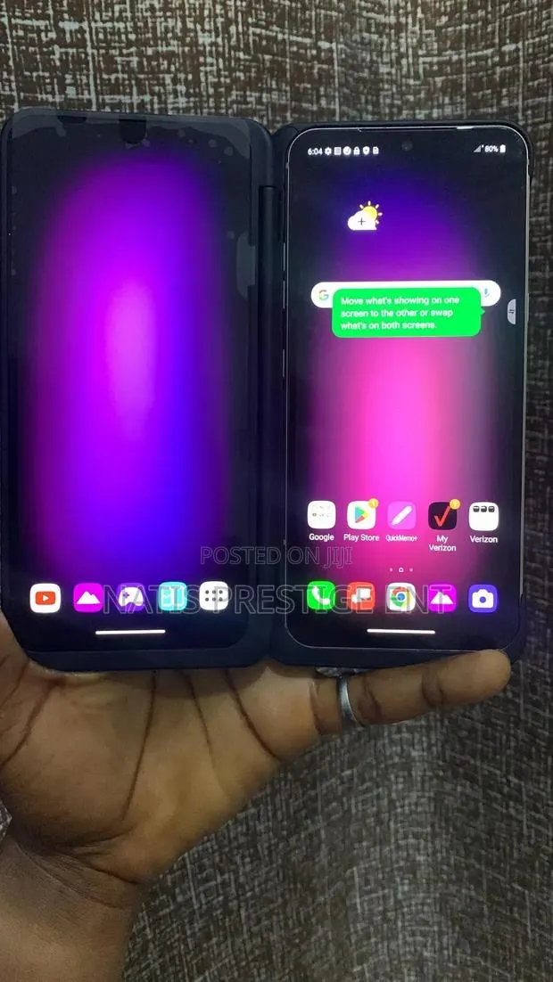 New LG V60 ThinQ 5G UW 128 GB Black · Photo 1