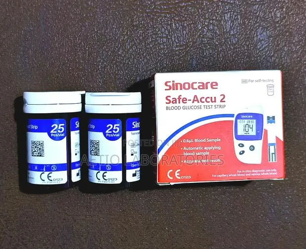 Sinocare Safe_accu 2 Blood Glucose Test Strips (50 Pieces) · Photo 1