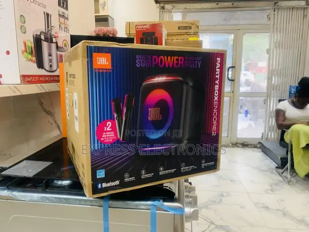 Durable Materials 2 Microphones JBL Party Box Encore 2 Potable · Photo 1