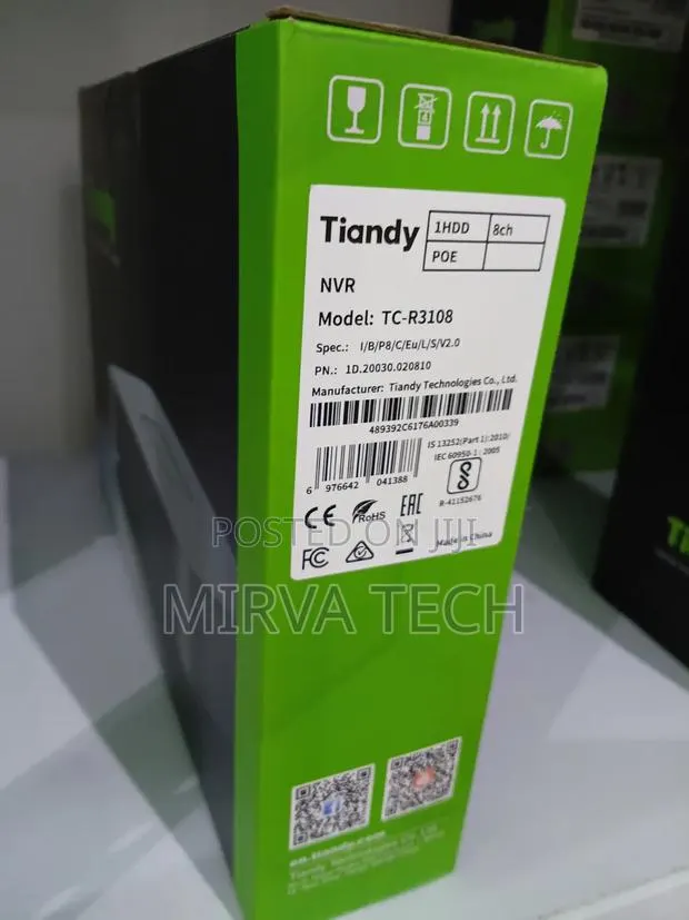 Tiandy 8-Channel Poe NVR · Photo 1