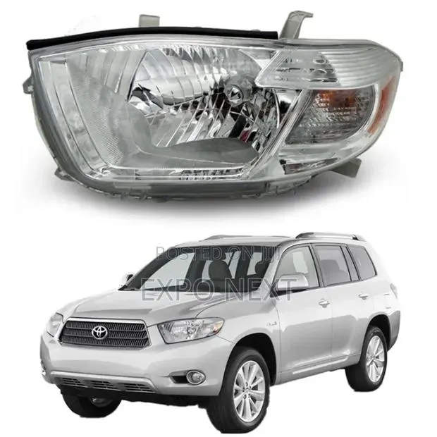 Headlights for Toyota Highlander 2009-2012 Halogen · Photo 1