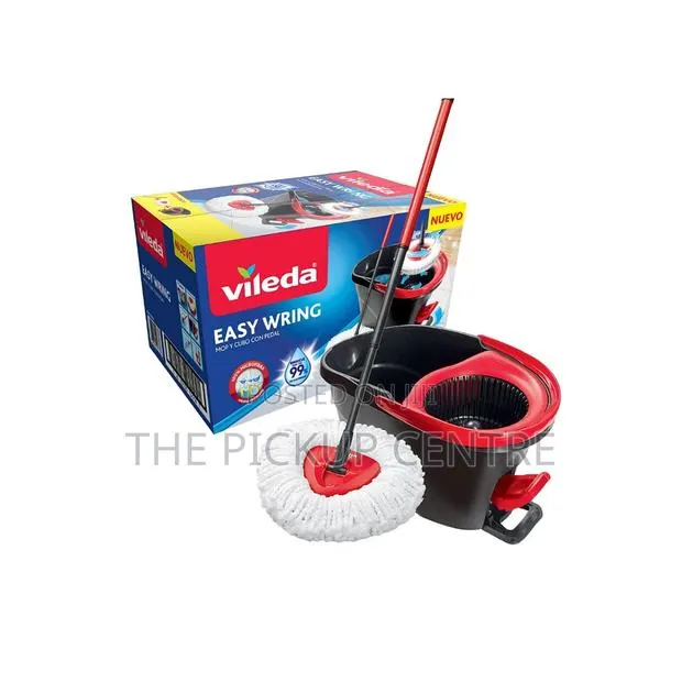 Vileda Easy Wring Clean Spin Mop And Bucket Set · Photo 1