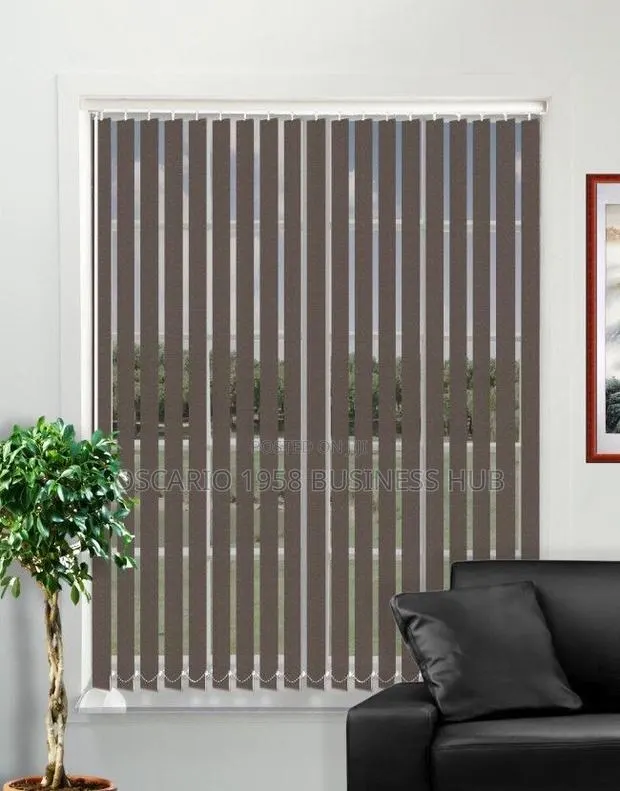 Blue Moon Modern Vertical Design Window Curtain Blinds · Photo 1