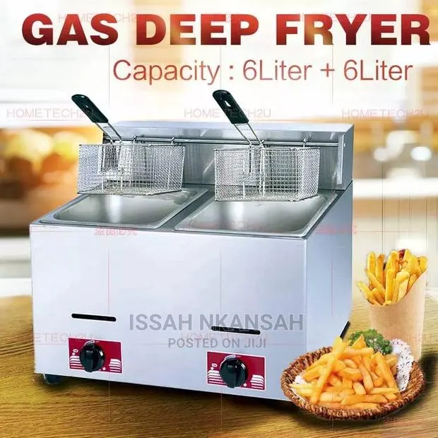 Deep Fryer Gas Double Tank · Photo 1